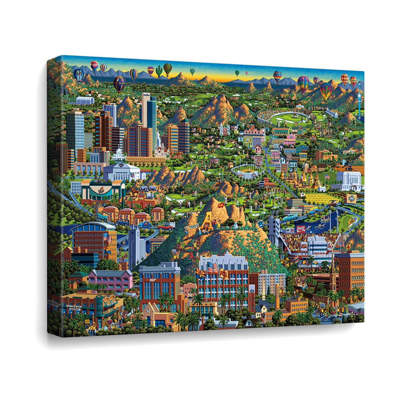 Valley of the Sun Canvas Gallery Wrap