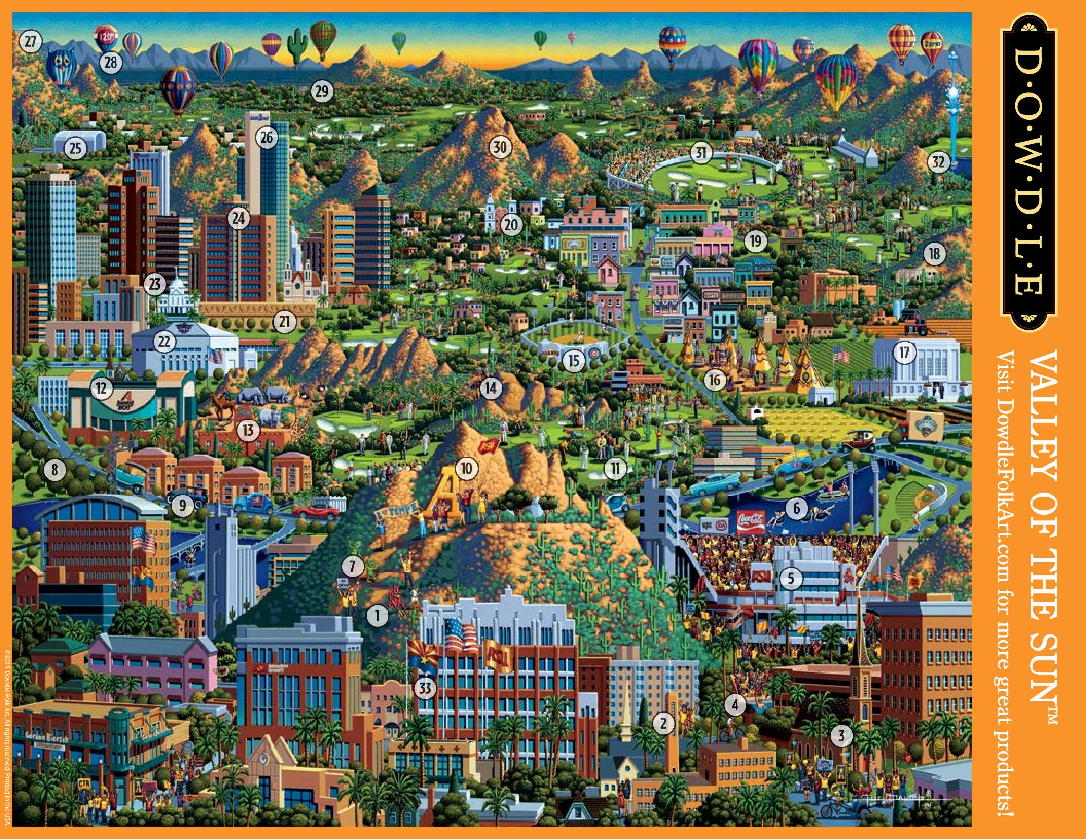 Valley of the Sun Canvas Gallery Wrap