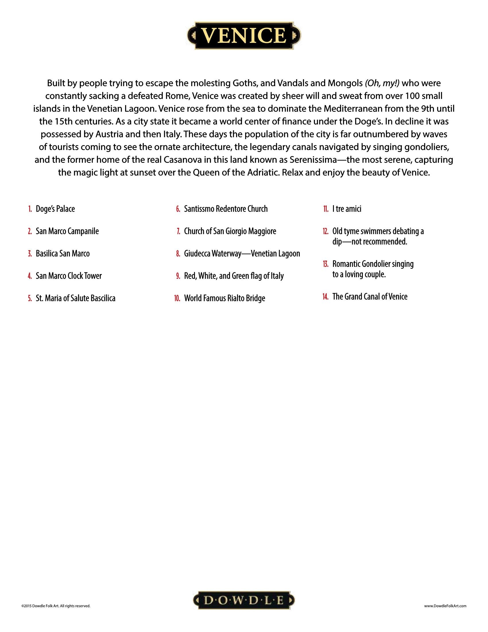 Venice Canvas Gallery Wrap