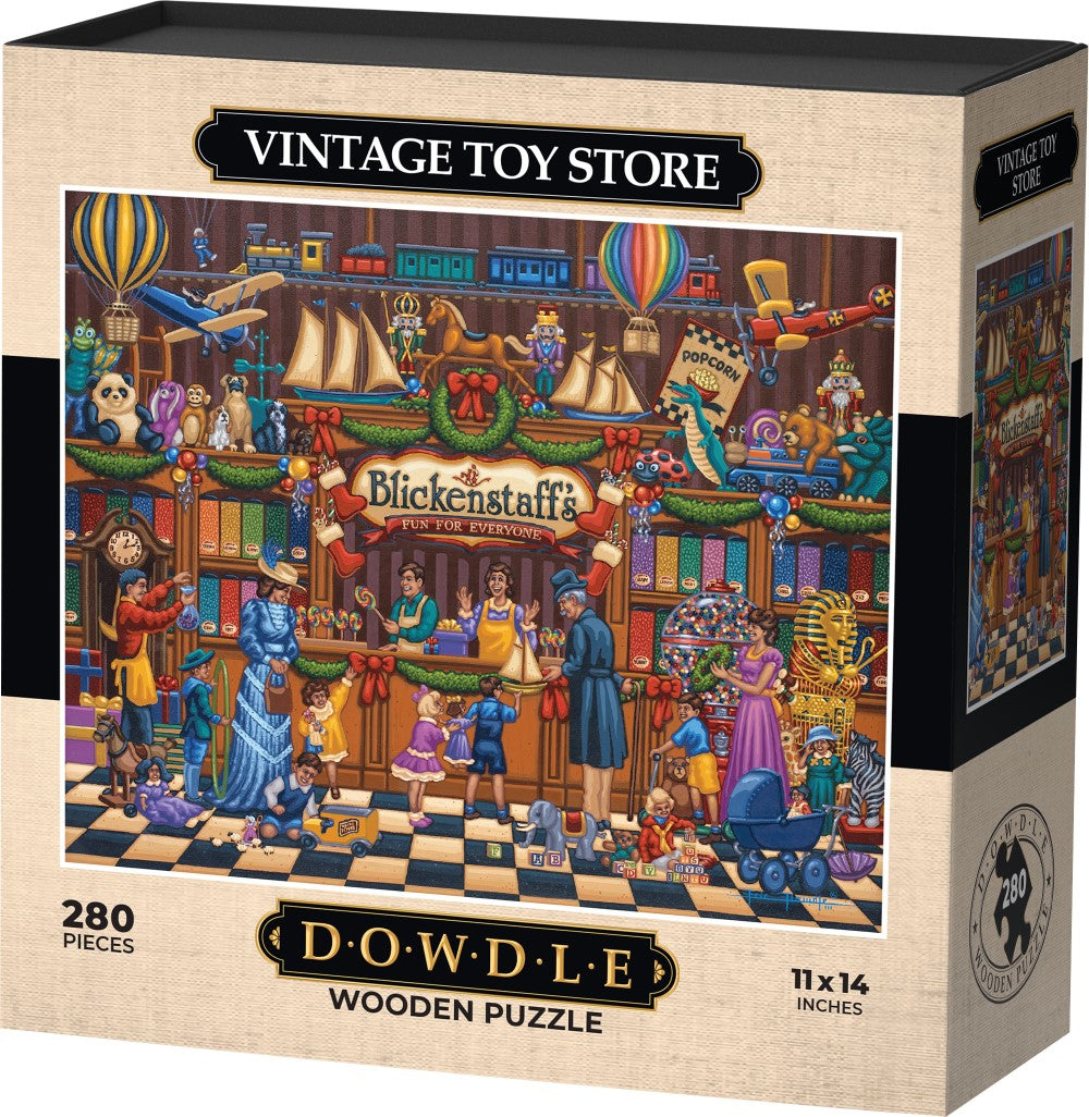 Vintage Toy Store - Wooden Puzzle | Dowdle Folk Art