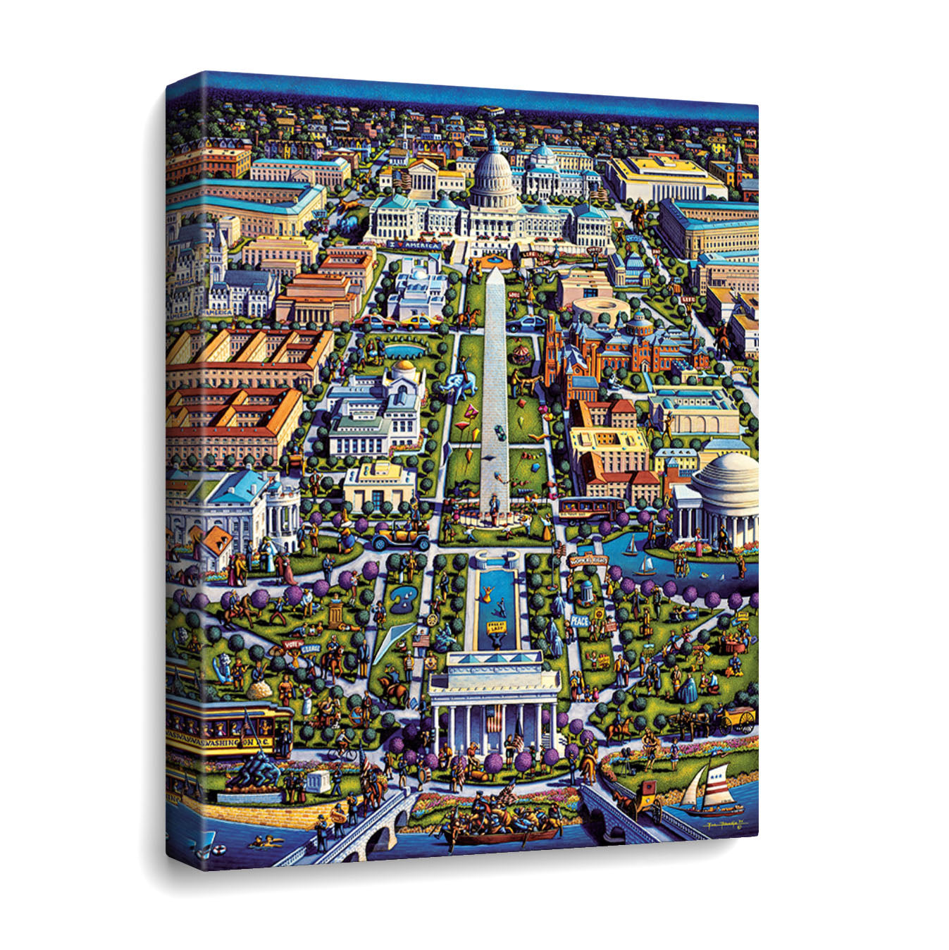 Washington D.C Canvas Gallery Wrap