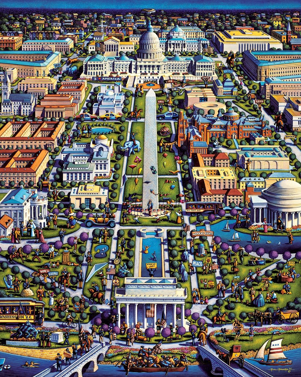 Washington DC - Wooden Puzzle