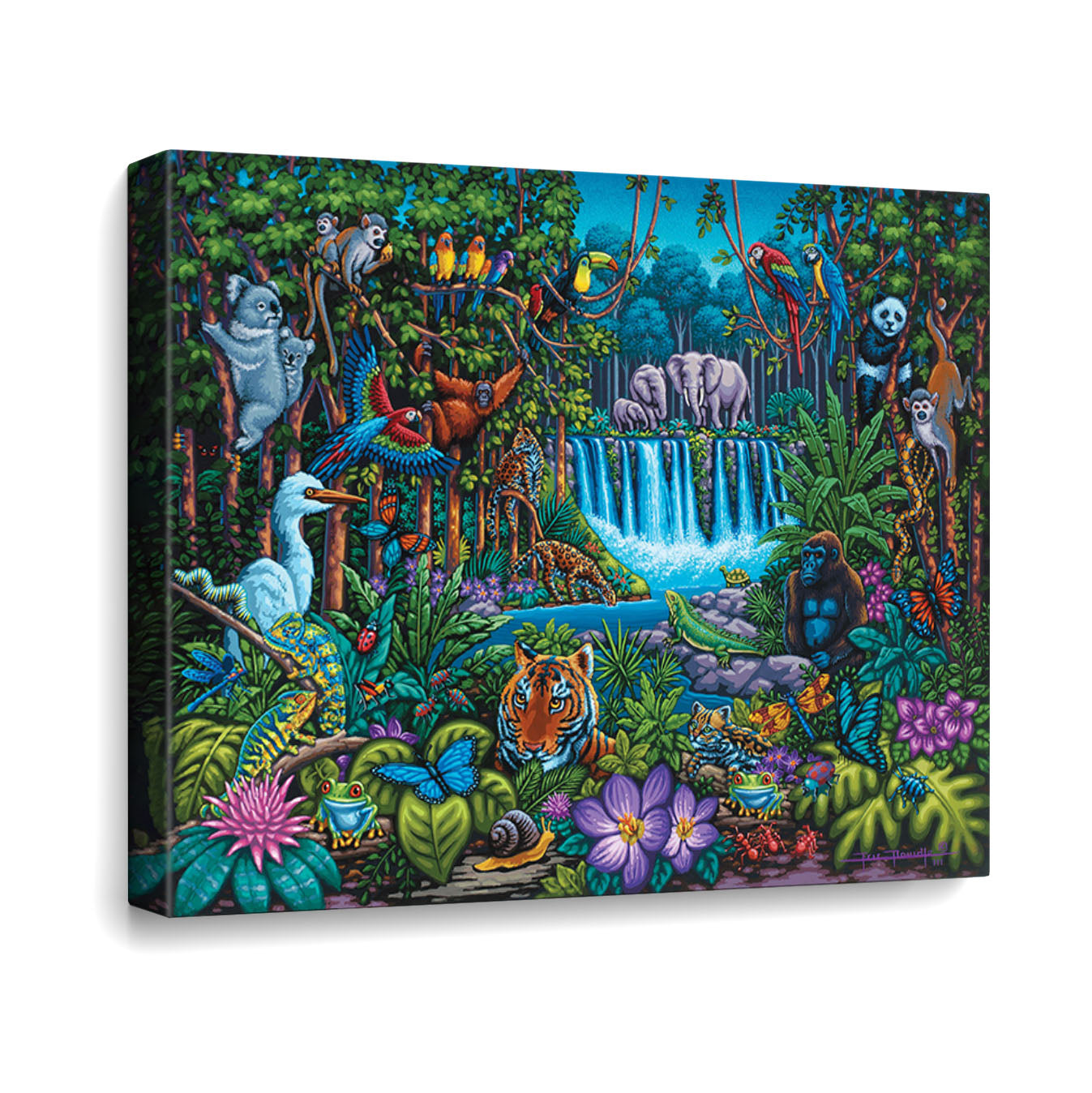 Wild Jungle Canvas Gallery Wrap