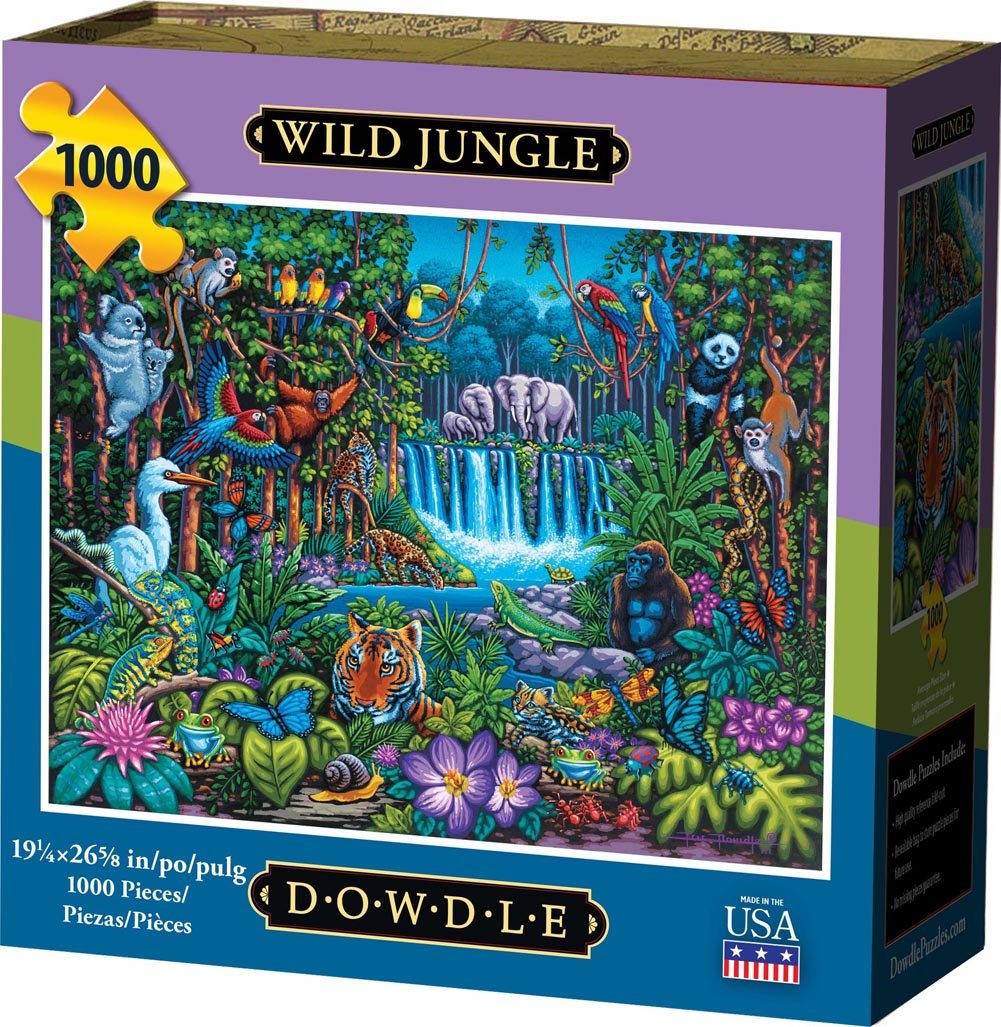 ¥ellow Bucks / Jungle Wild Jungle | 1000 Piece Dowdle Jigsaw Puzzle
