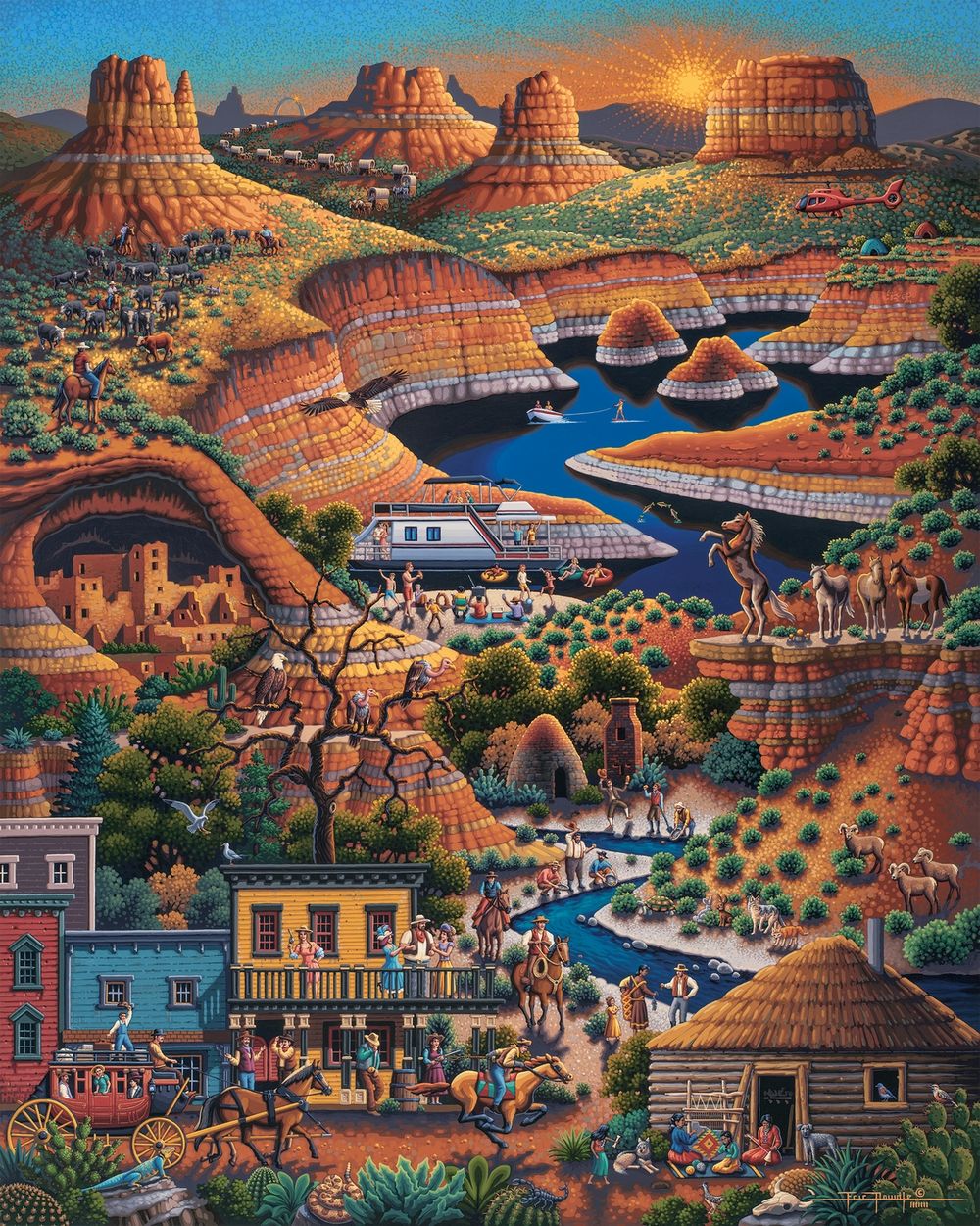 Wild, Wild West - Personal Puzzle - 210 Piece