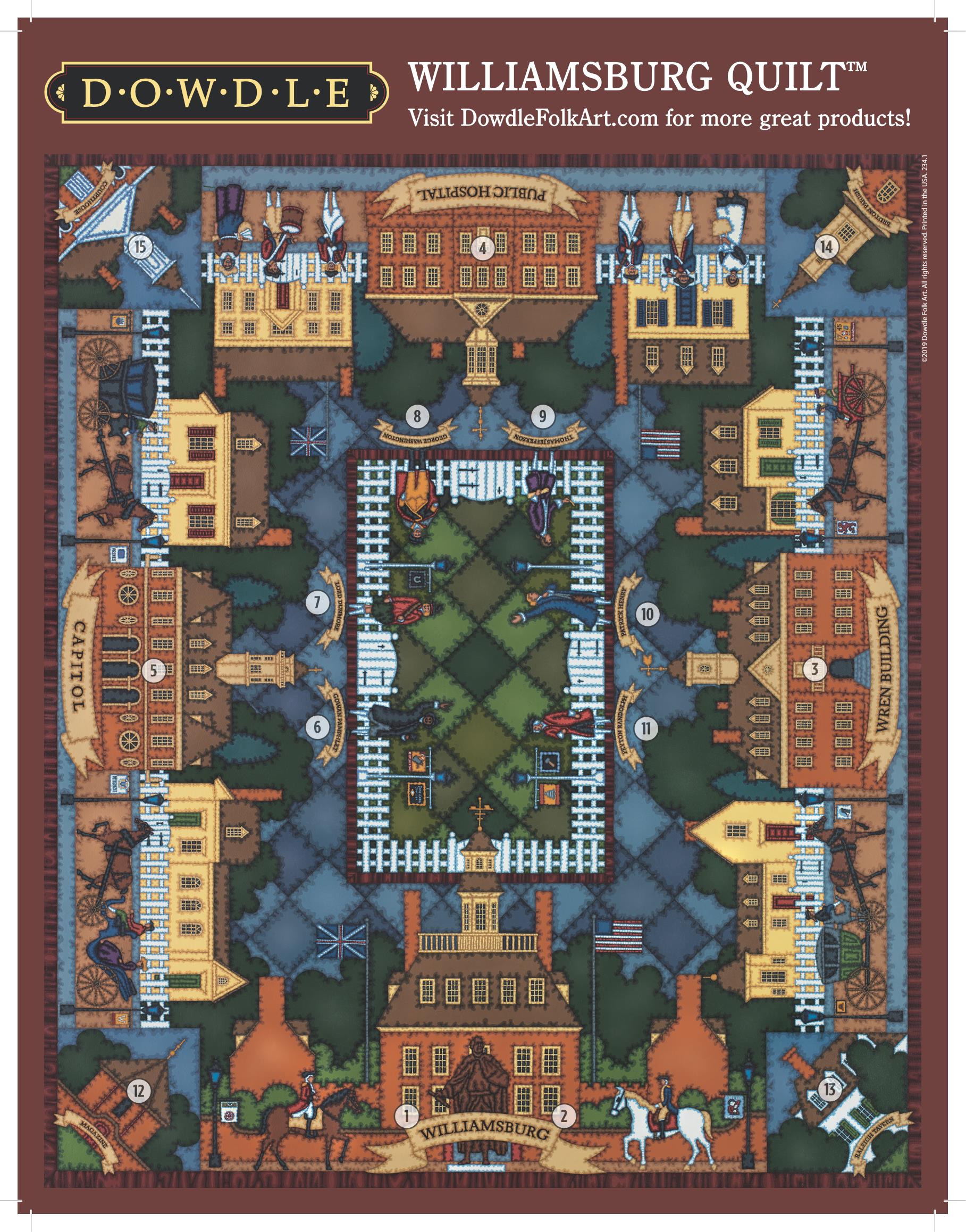 Williamsburg Quilt Canvas Gallery Wrap