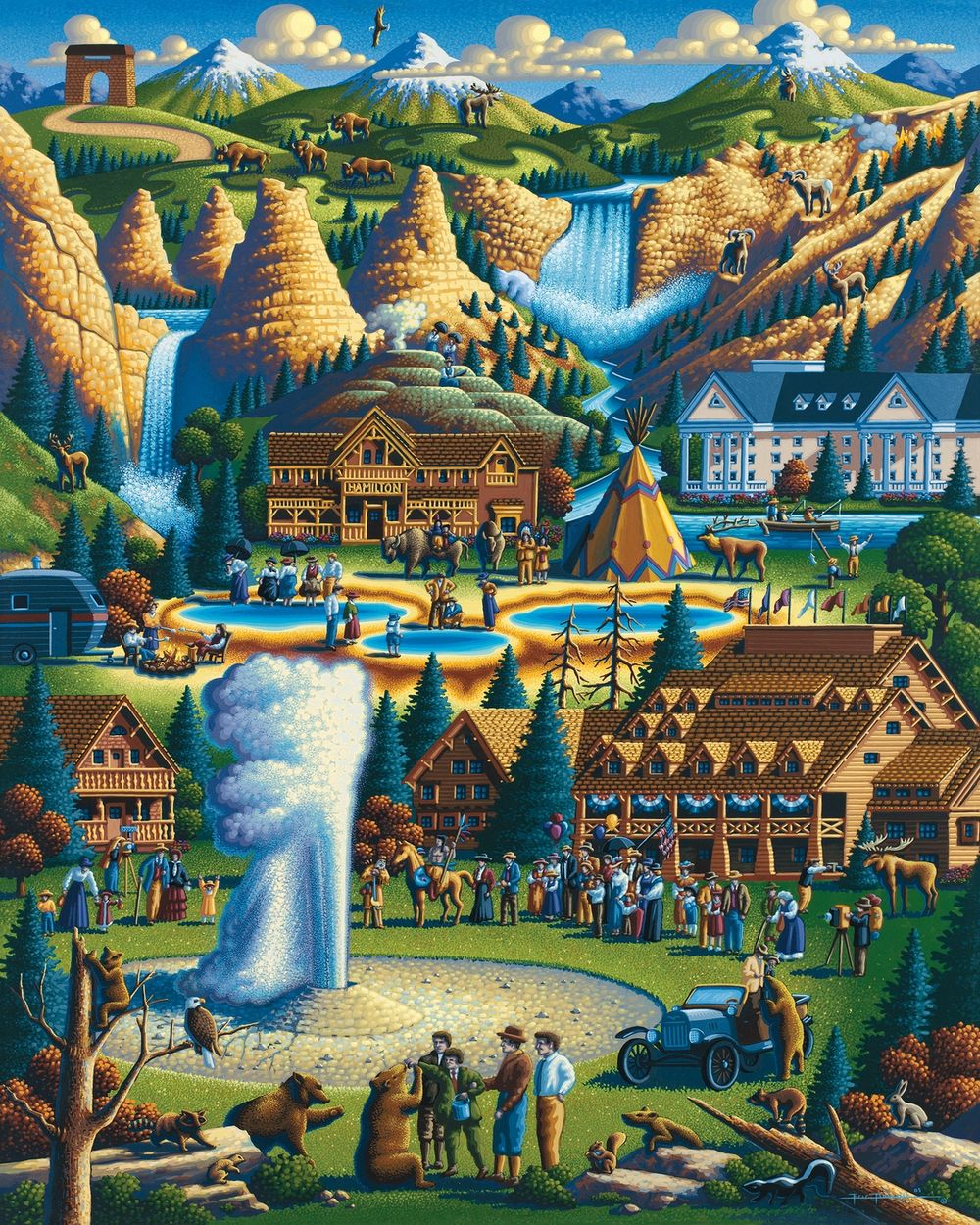 Yellowstone National Park | 210 Piece Personal Puzzle