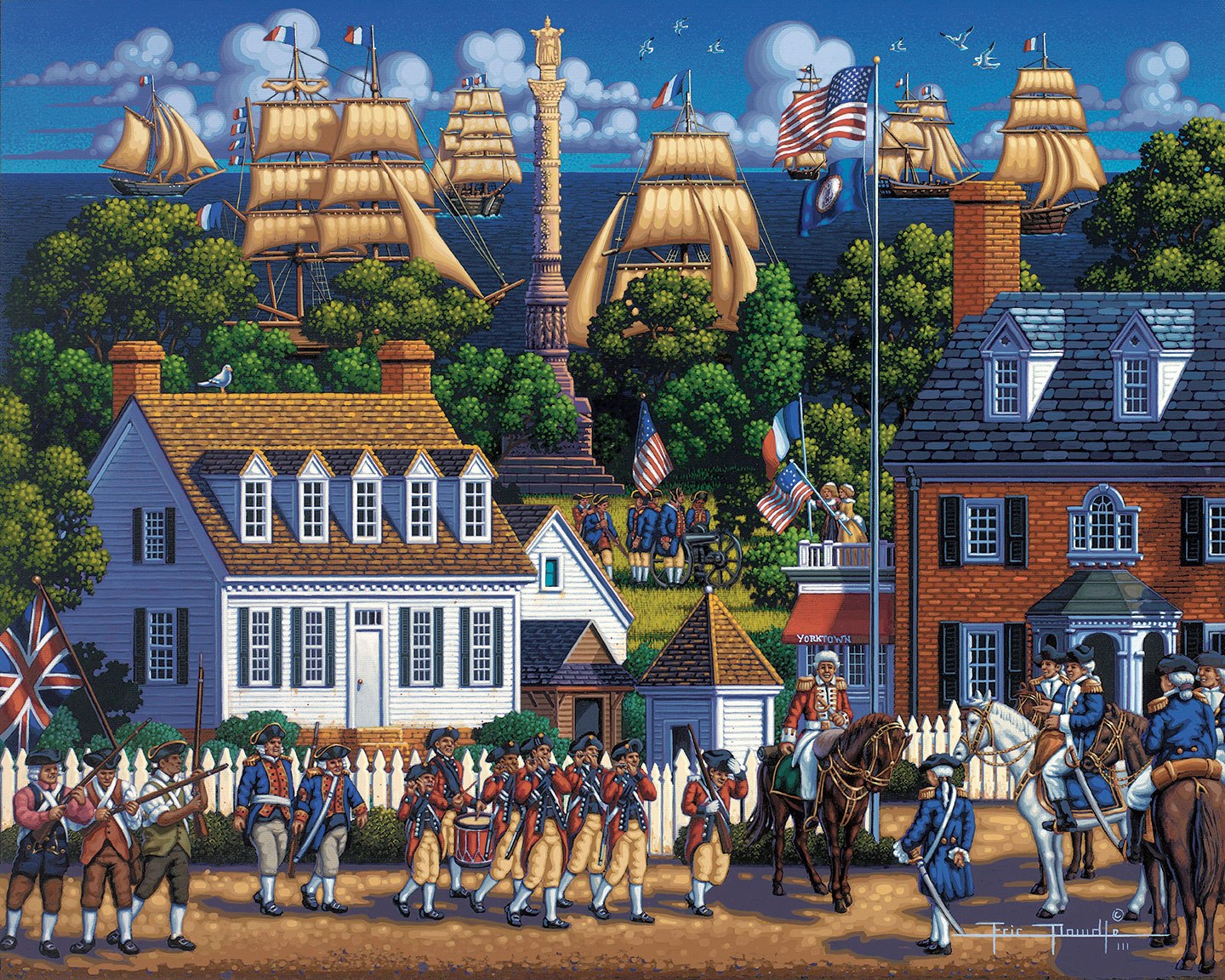 Yorktown National Historic Park Canvas Gallery Wrap