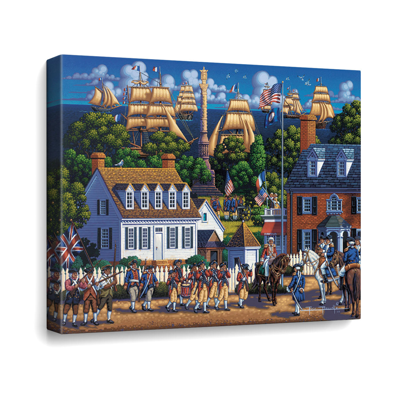 Yorktown National Historic Park Canvas Gallery Wrap