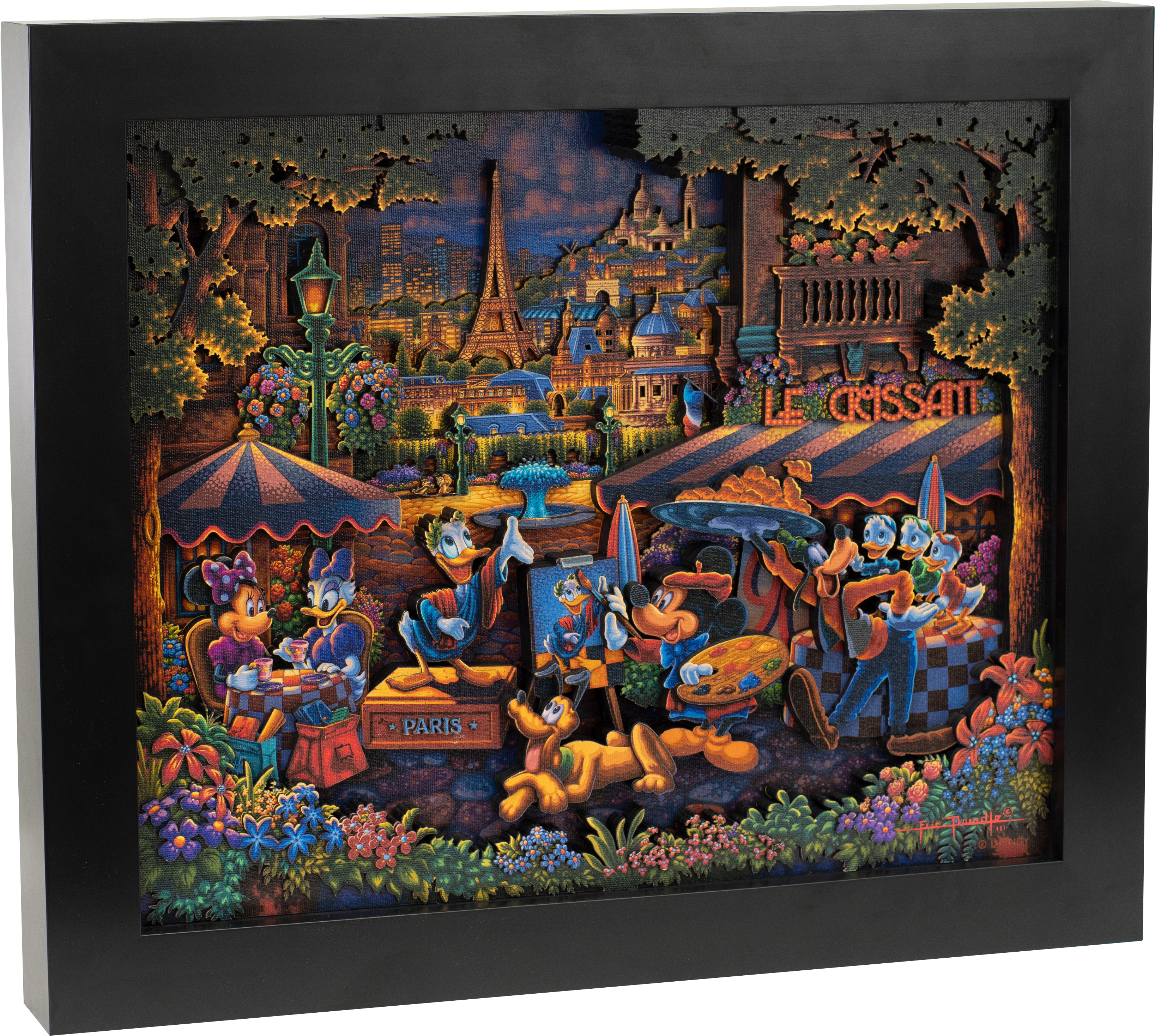 Mickey And Friends Painting in Paris - Stratascape