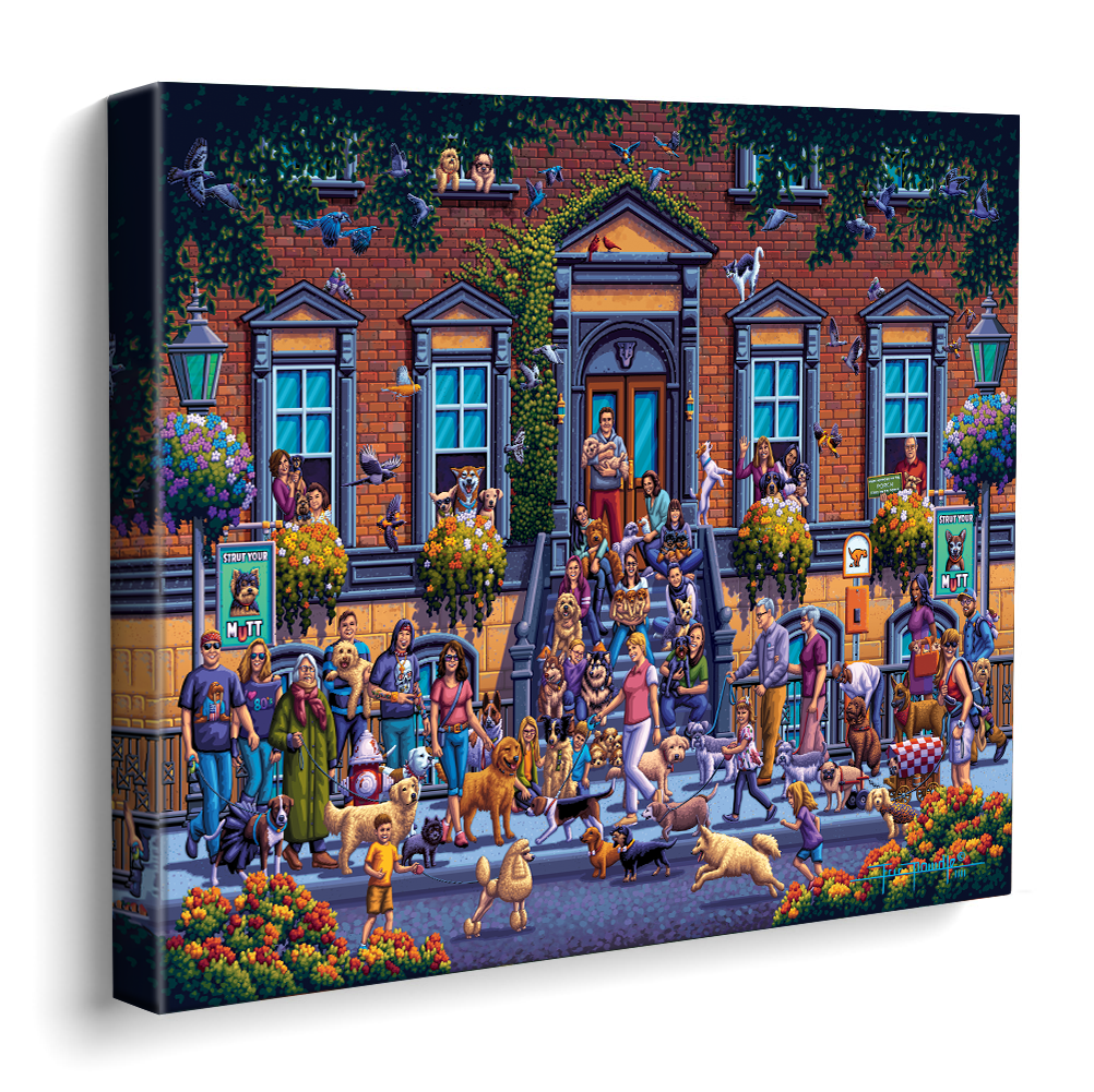 Strut Your Mutt Canvas Gallery Wrap