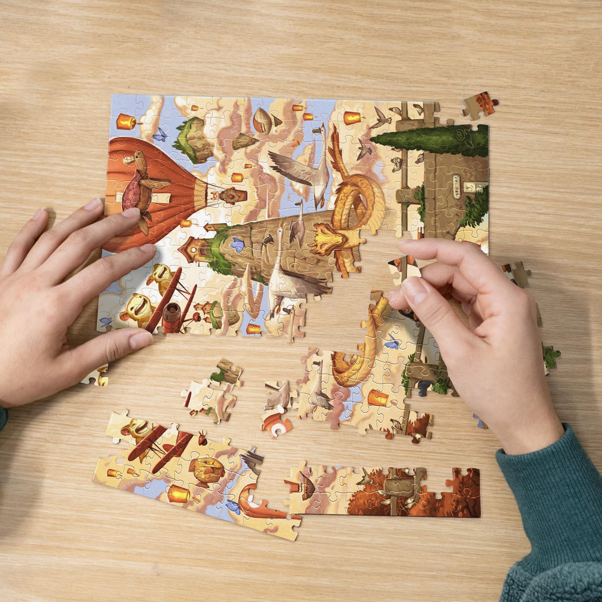 Across the Clouds | 210 Piece Personal Puzzle