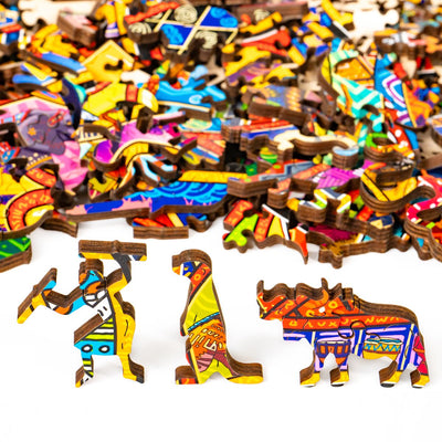 African Elephant | Luxury Wood Puzzle