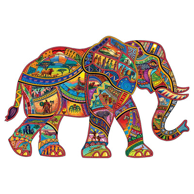 African Elephant | Luxury Wood Puzzle