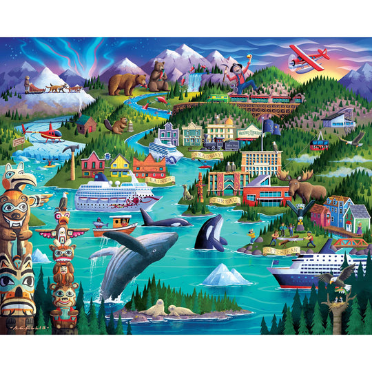 Alaska's Inside Passage - 500 Piece