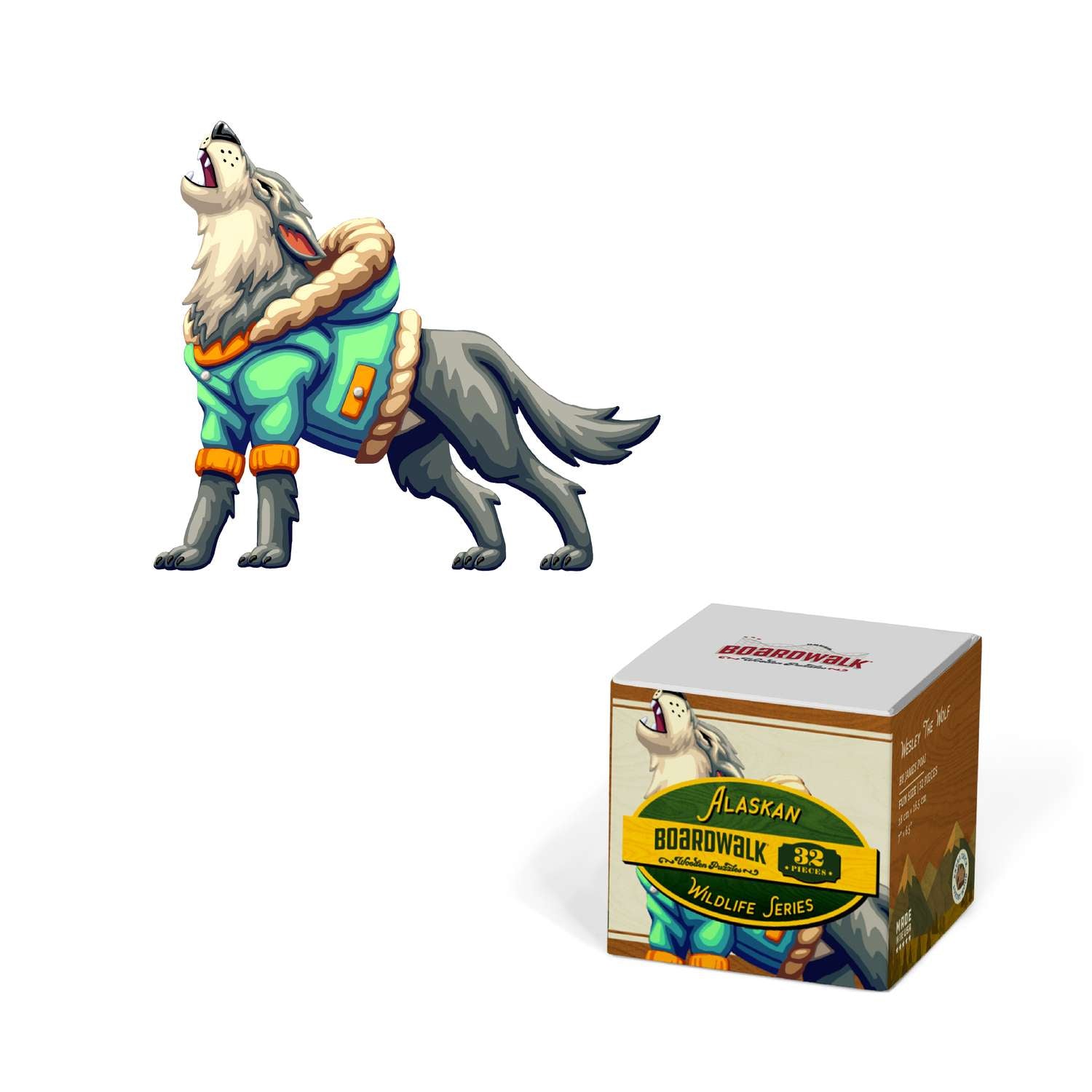 Wesley the Wolf | Wildlife Series - Fun Size