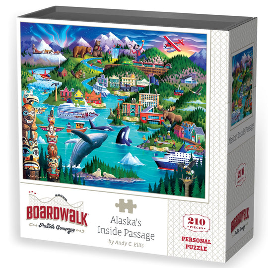 Alaska's Inside Passage - Personal Puzzle - 210 Piece