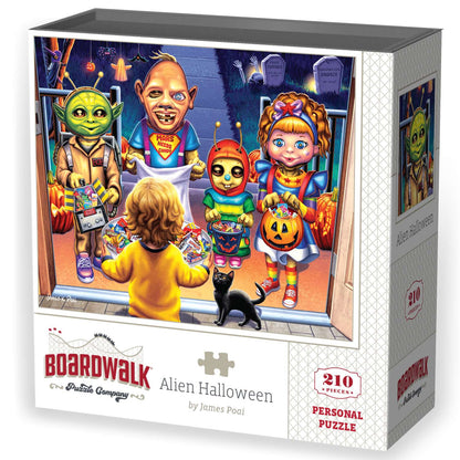 Alien Halloween | 210 Piece Personal Puzzle