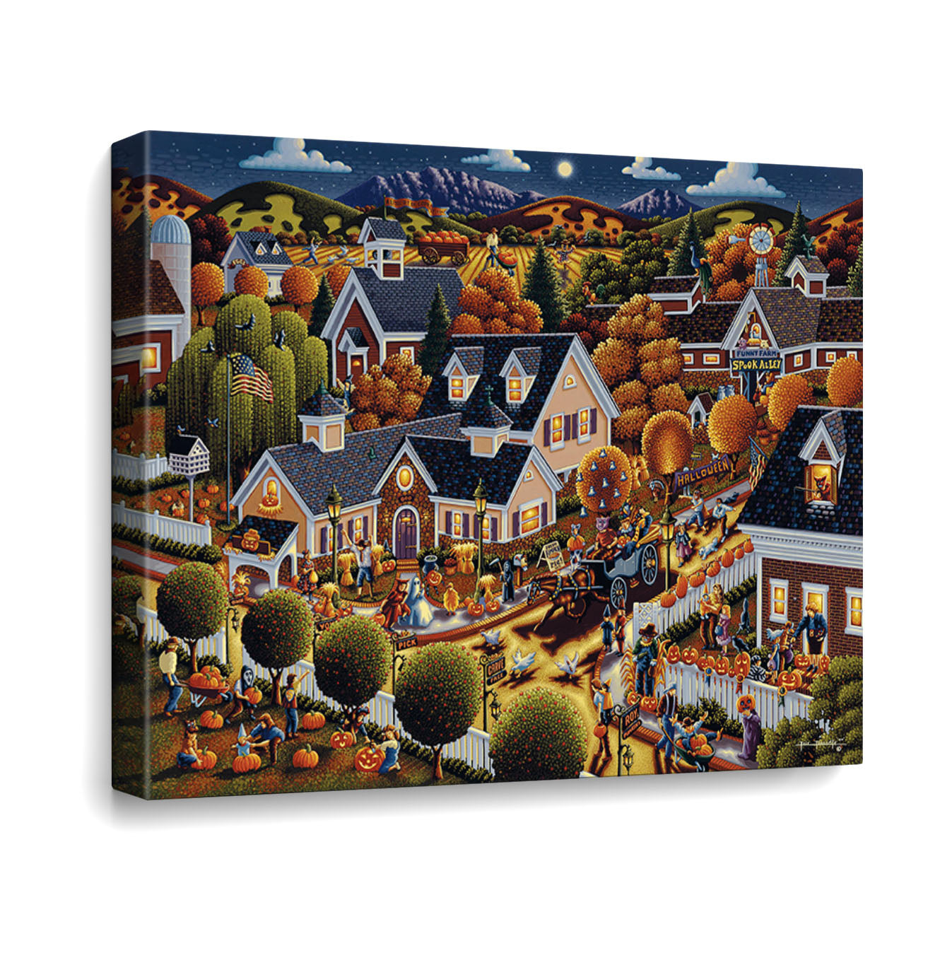 House of Seven Gables - Fine Art | Dowdle Folk Art