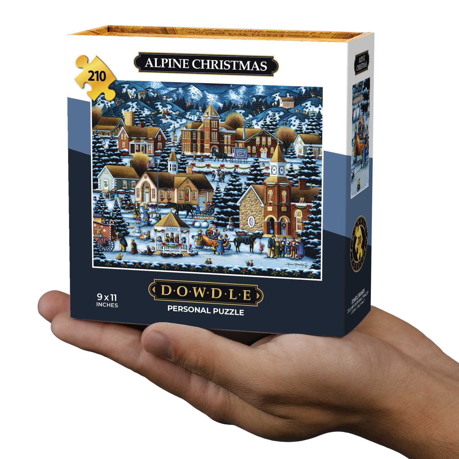 Alpine Christmas | 210 Piece Personal Puzzle