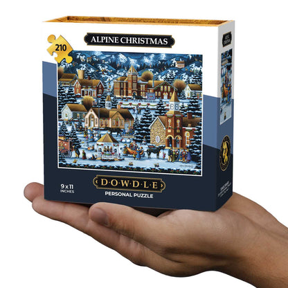 Alpine Christmas | 210 Piece Personal Puzzle