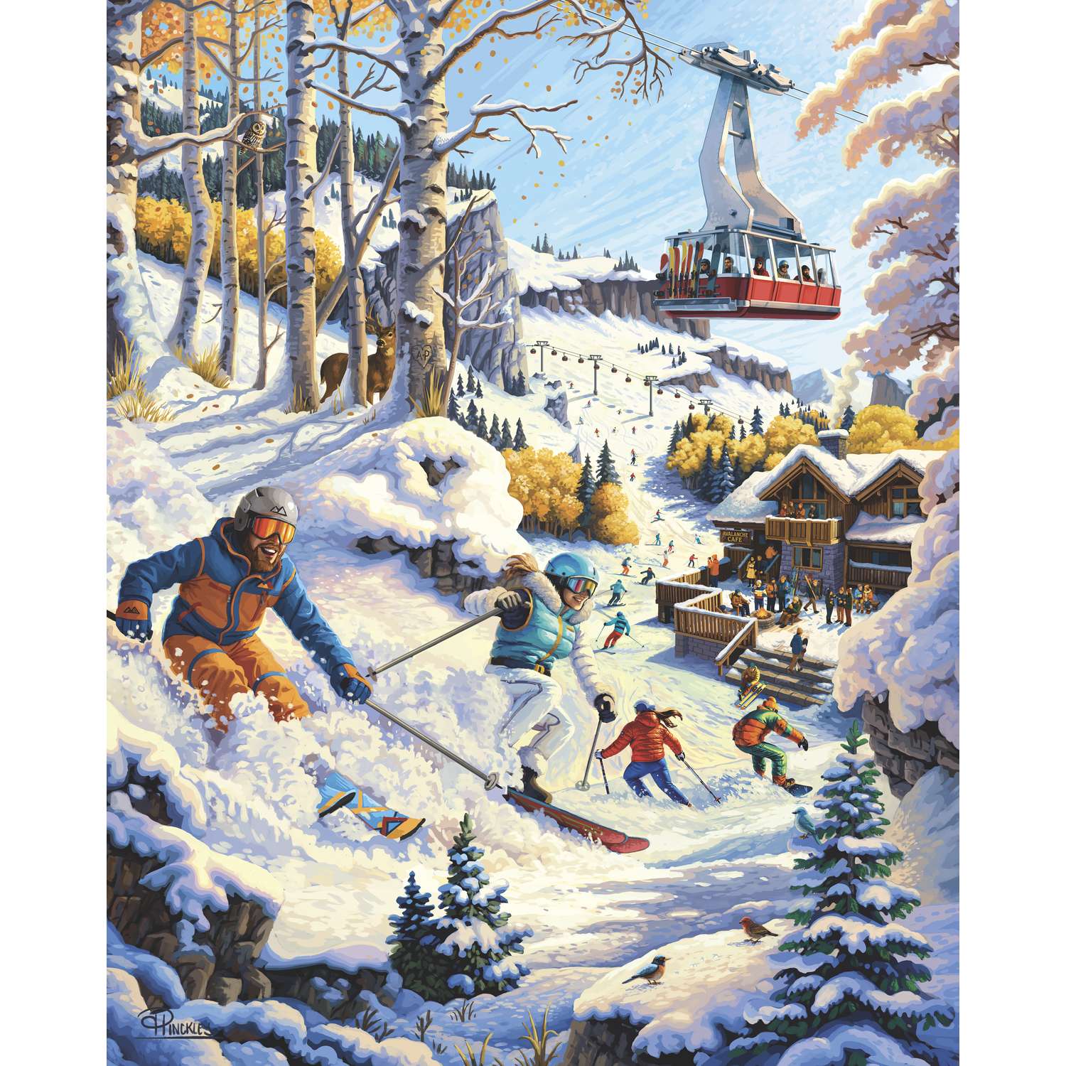 Alpine Skiing | 500 Piece Boardwalk Jigsaw Puzzle