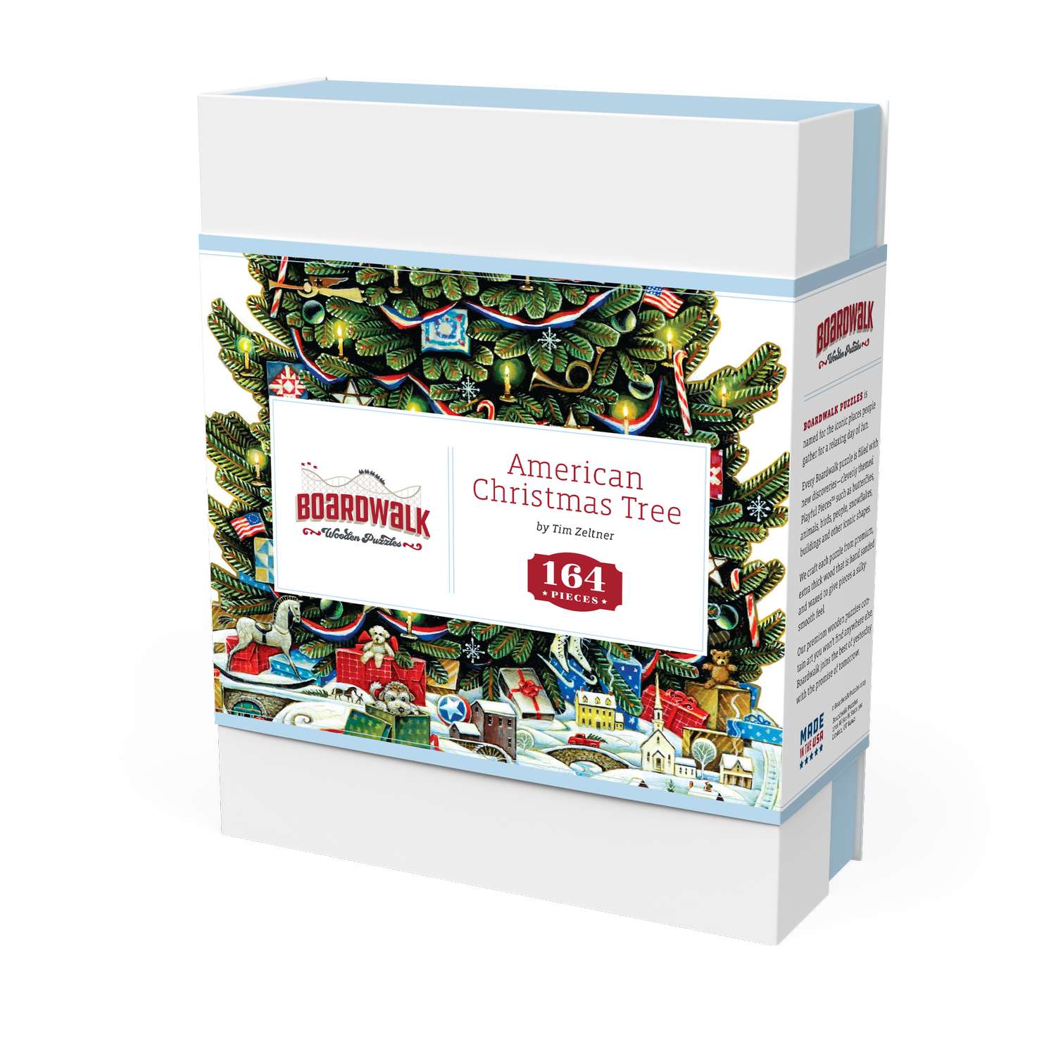 American Christmas Tree | Luxury Wood Puzzle
