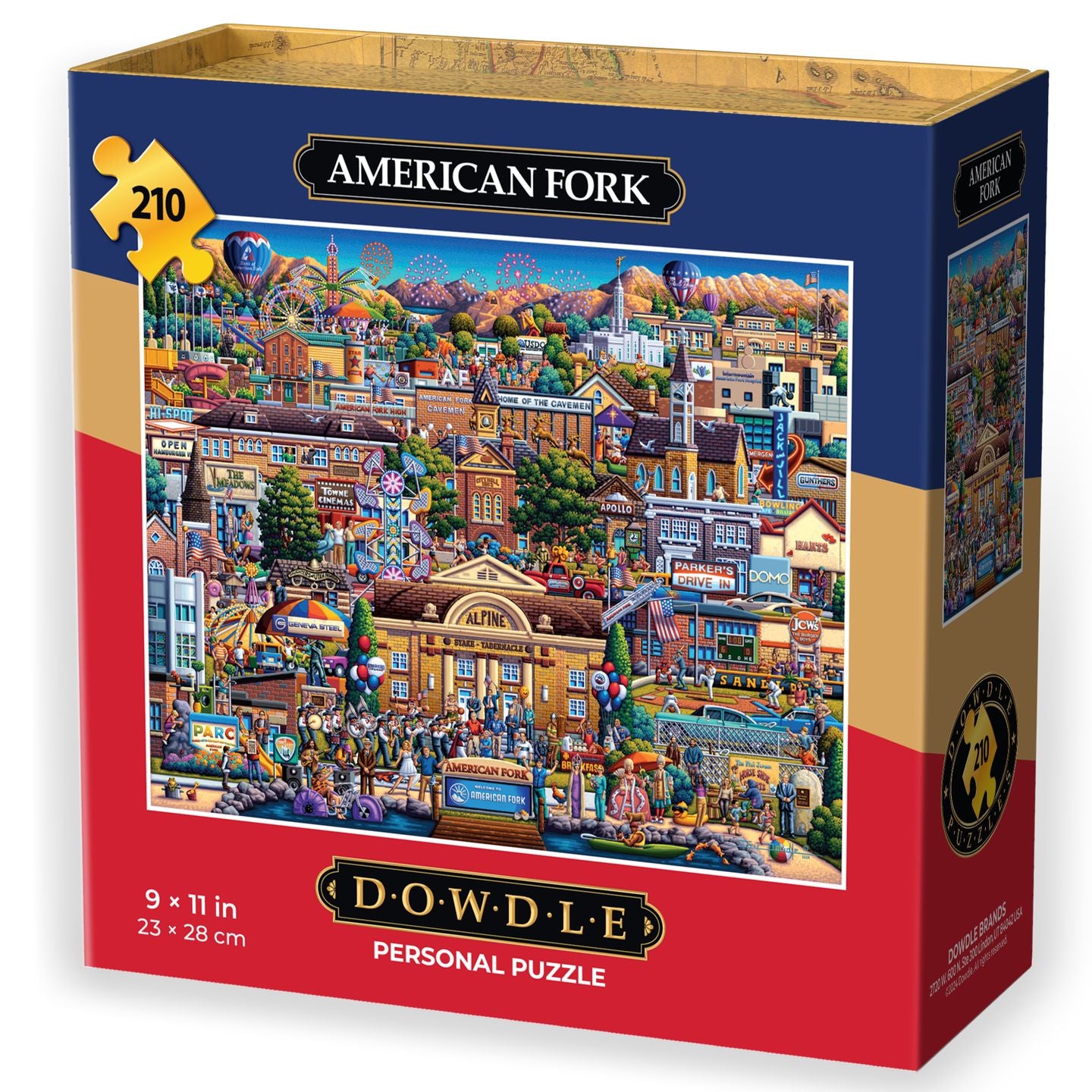 American Fork | 210 Piece Personal Puzzle