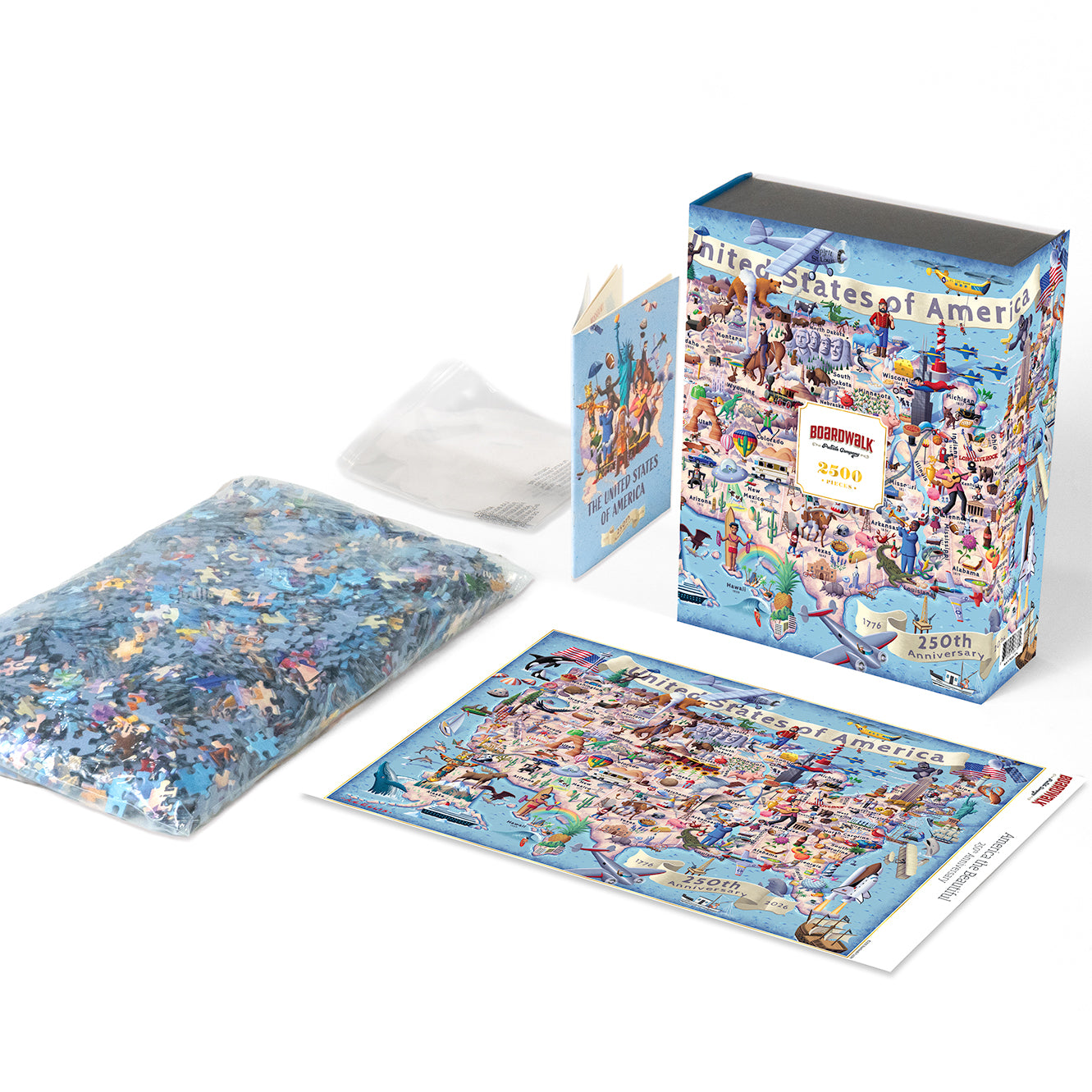 America the Beautiful 250th Anniversary | 2500 Piece Boardwalk
