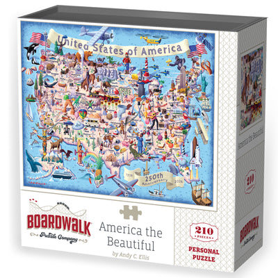 America the Beautiful - 250th Anniversary | 210 Piece Personal Puzzle