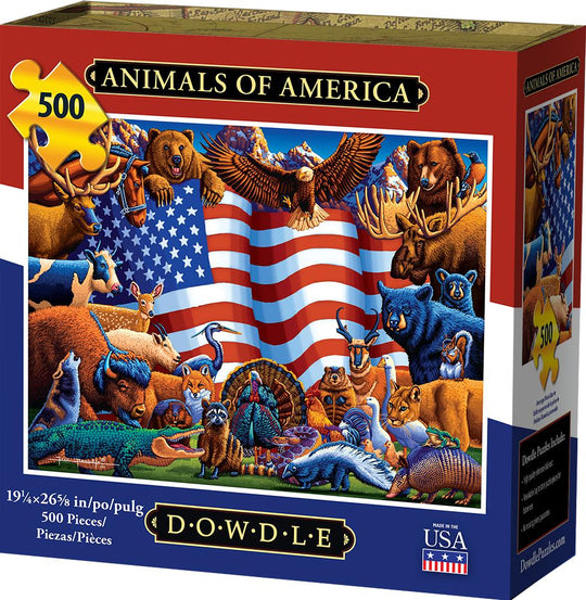 Animals of America | 500 Piece Dowdle Jigsaw Puzzle