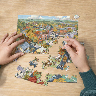 Autumn on the Green | 210 Piece Personal Puzzle