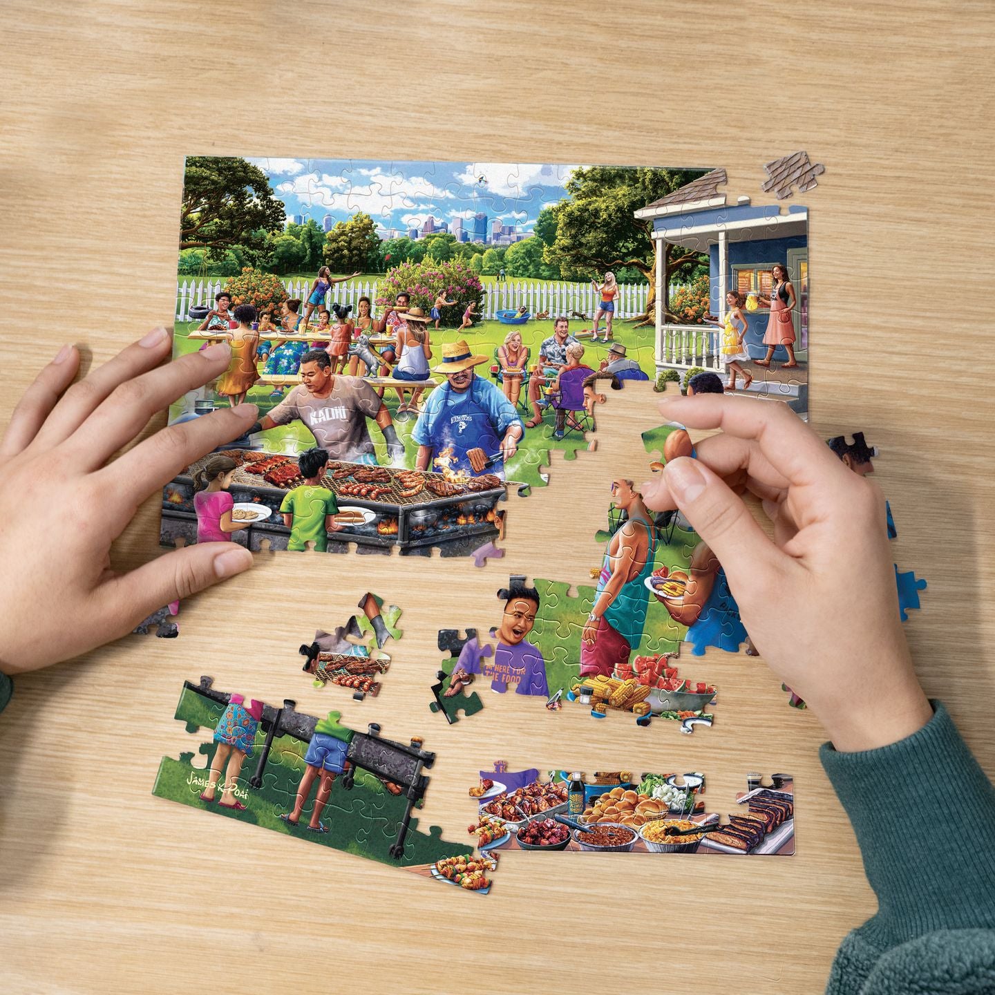 Backyard Barbecue | 210 Piece Personal Puzzle
