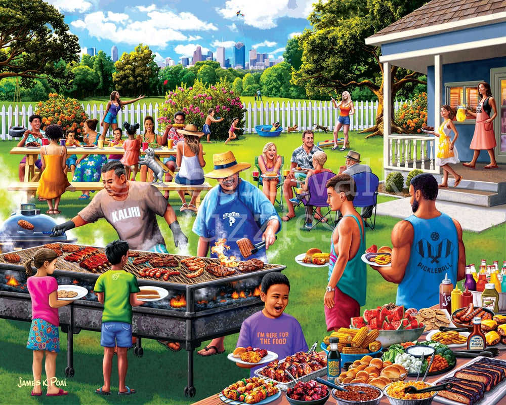 Backyard Barbecue - Personal Puzzle - 210 Piece