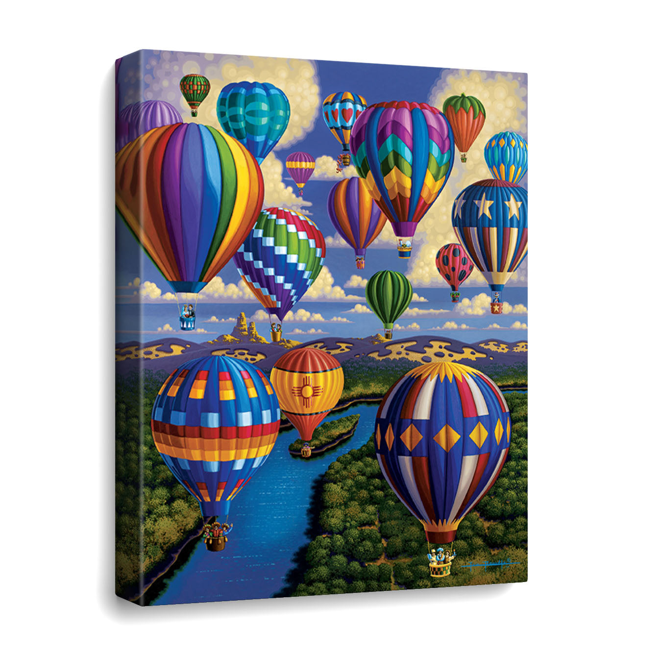 Balloon Festival - Fine Art | Dowdle Folk Art