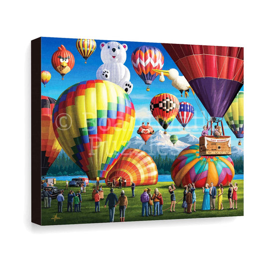 Balloon Launch - Boardwalk Fine Art