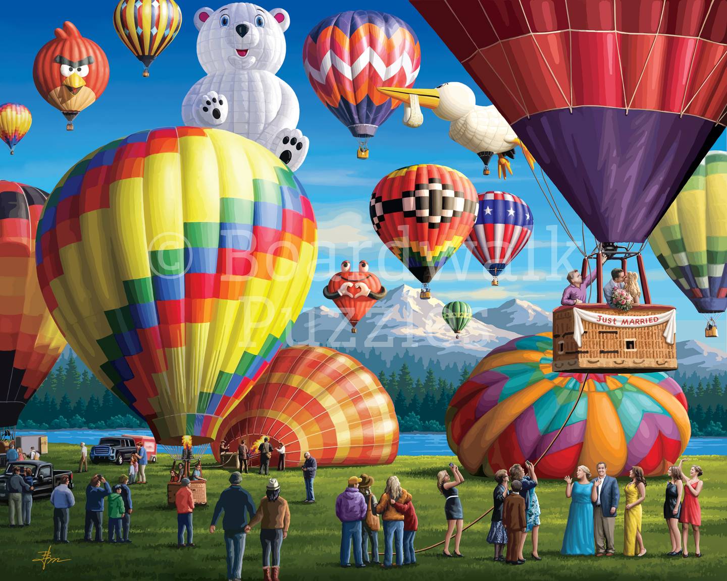 Balloon Launch | 210 Piece Personal Puzzle