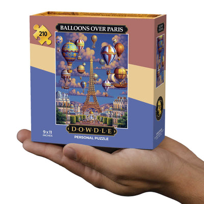 Balloons Over Paris | 210 Piece Personal Puzzle