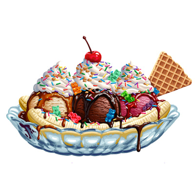 Banana Split | Luxury Wood Puzzle - Large Size