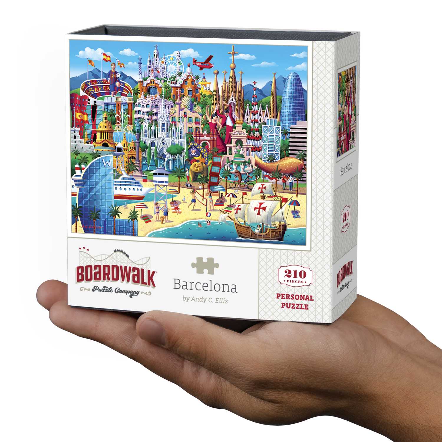 Barcelona | 210 Piece Personal Puzzle