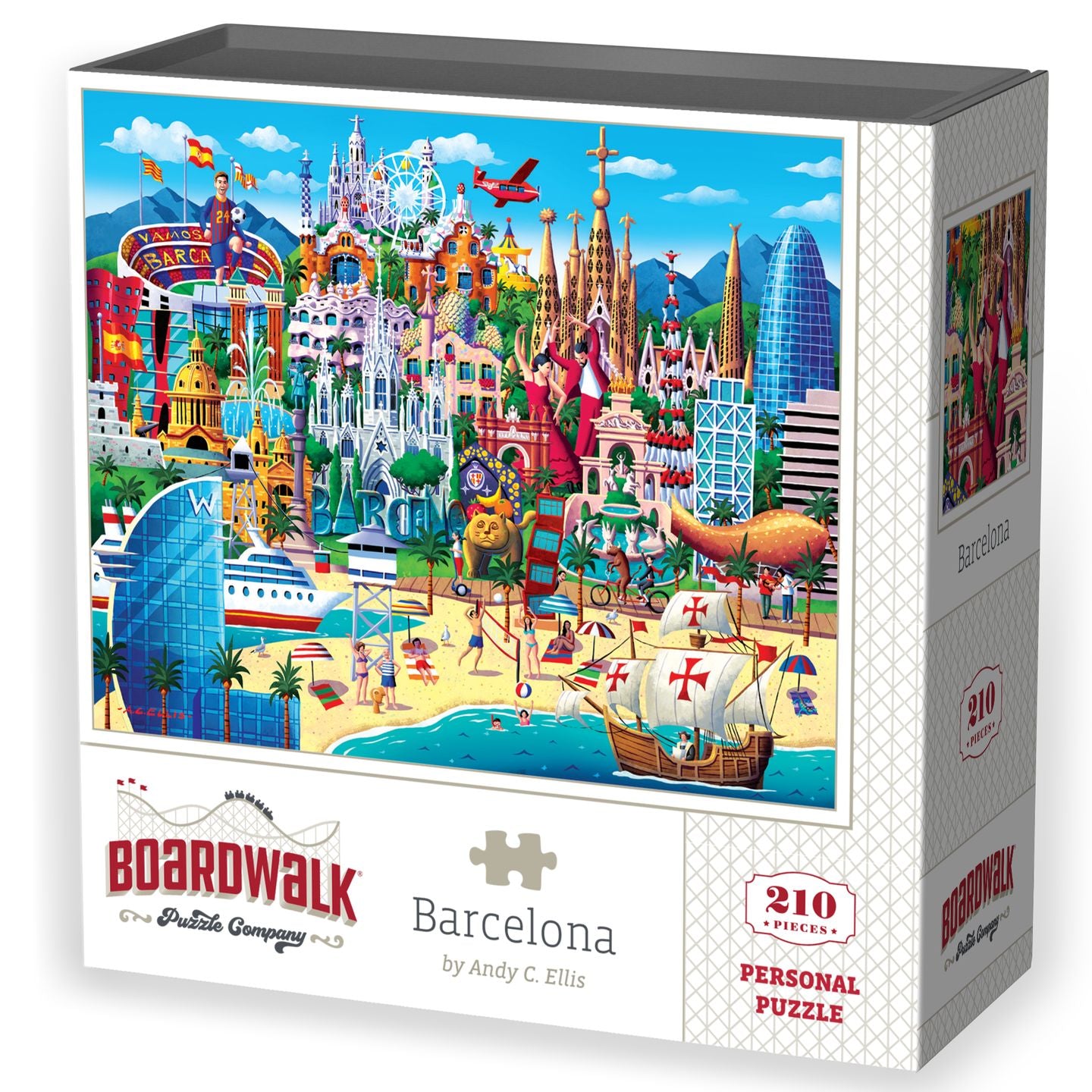 Barcelona | 210 Piece Personal Puzzle
