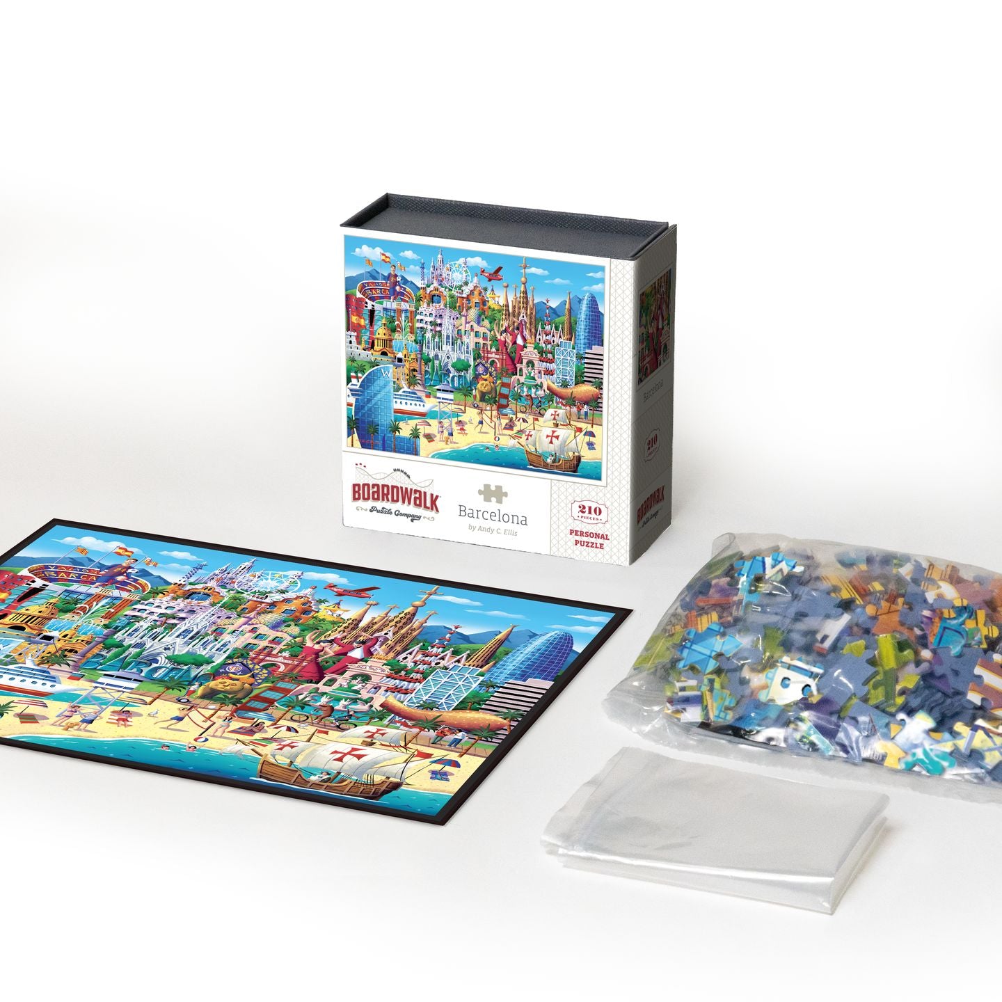 Barcelona | 210 Piece Personal Puzzle