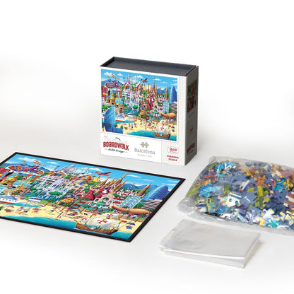 Barcelona | 210 Piece Personal Puzzle