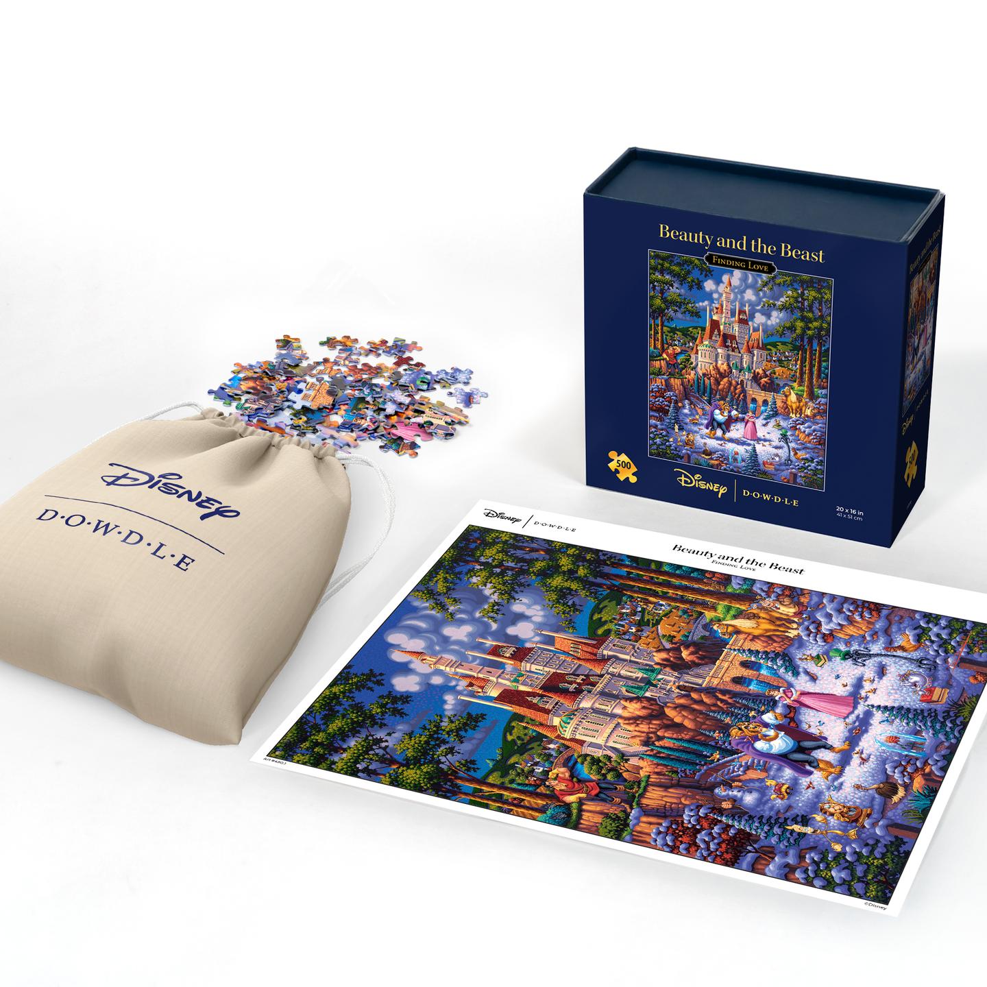 Beauty and the Beast Finding Love - 500 Piece