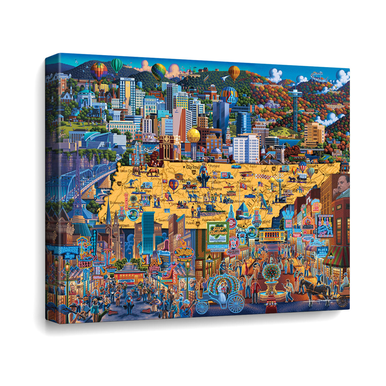 Best of Tennessee Canvas Gallery Wrap