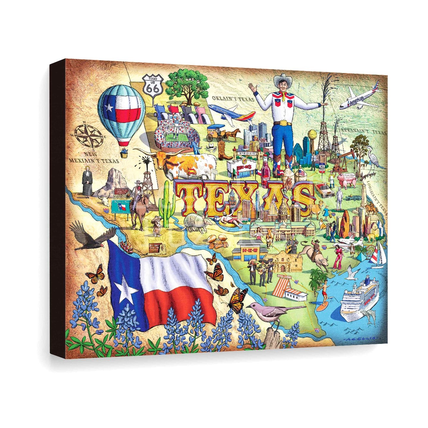 Big Texas - Boardwalk Fine Art