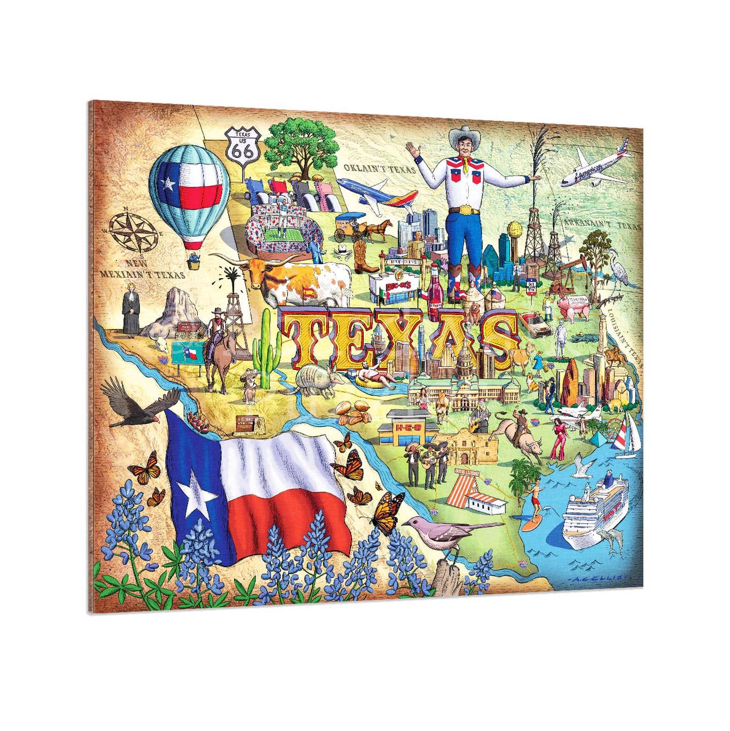 Big Texas - Boardwalk Fine Art