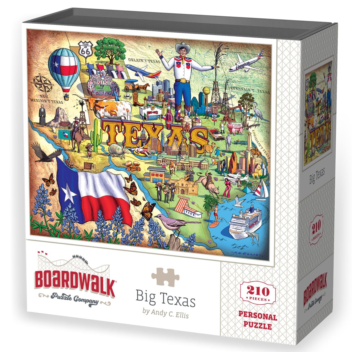 Big Texas | 210 Piece Personal Puzzle