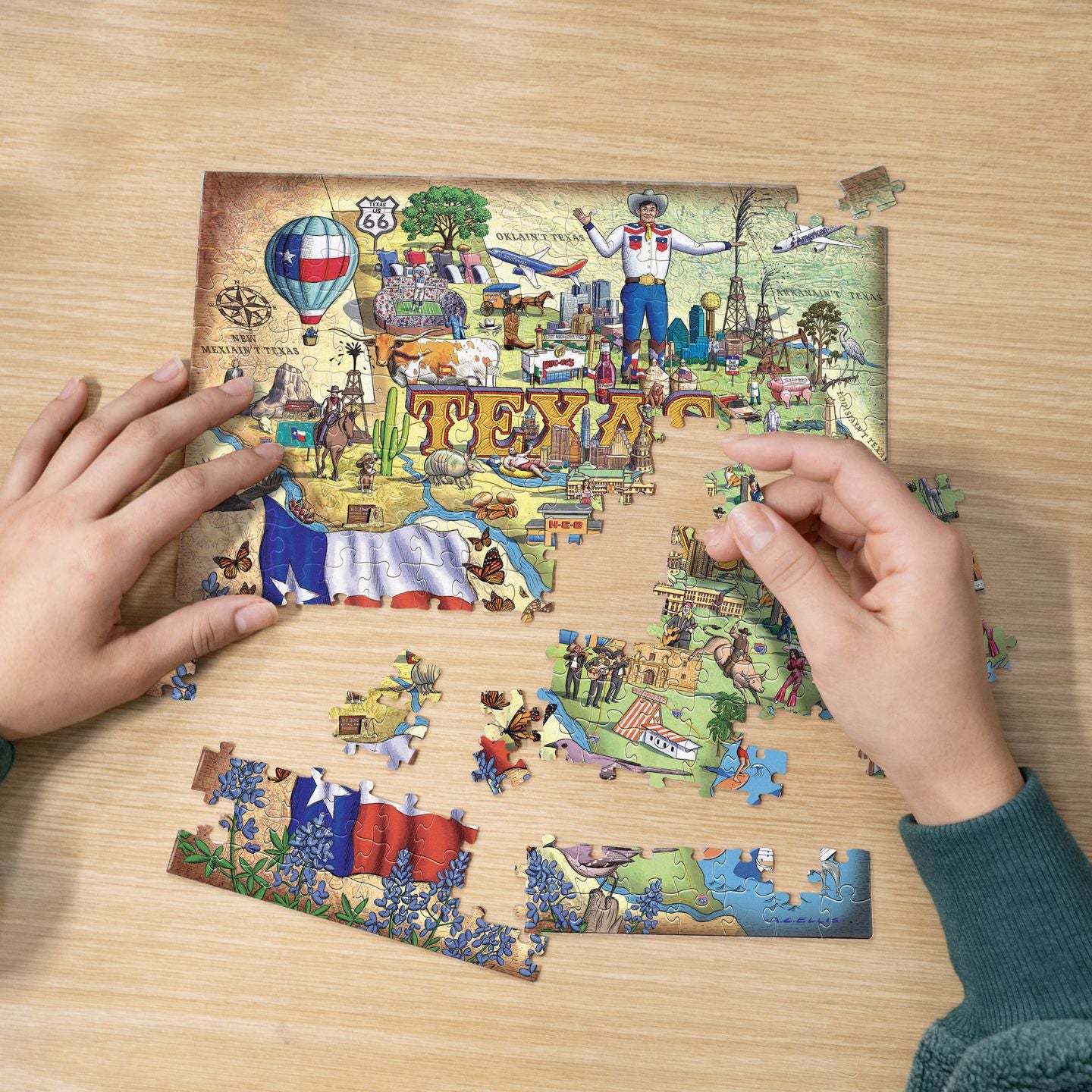 Big Texas | 210 Piece Personal Puzzle
