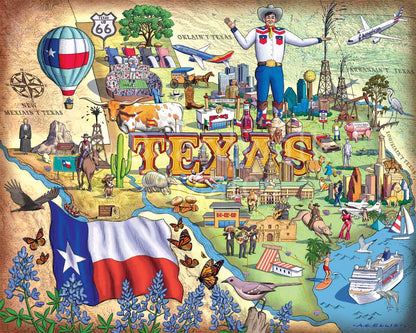 Big Texas | 210 Piece Personal Puzzle